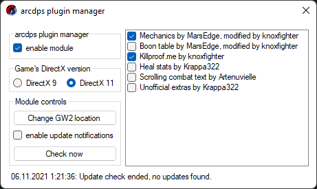 arcdps versioning